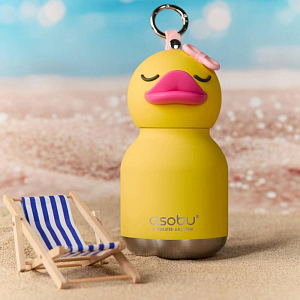 Бутылка-термос для напитков Asobu "Mini Bestie",утенок, 200 мл